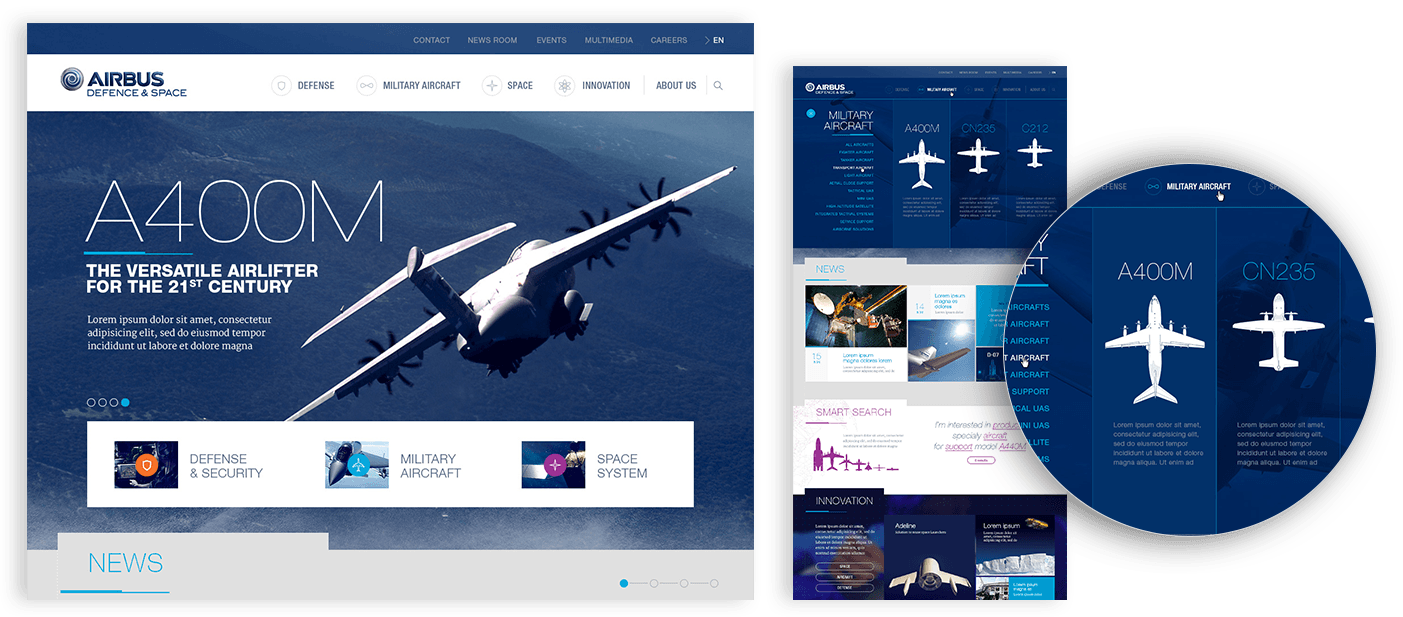 Refonte graphique du site corporate