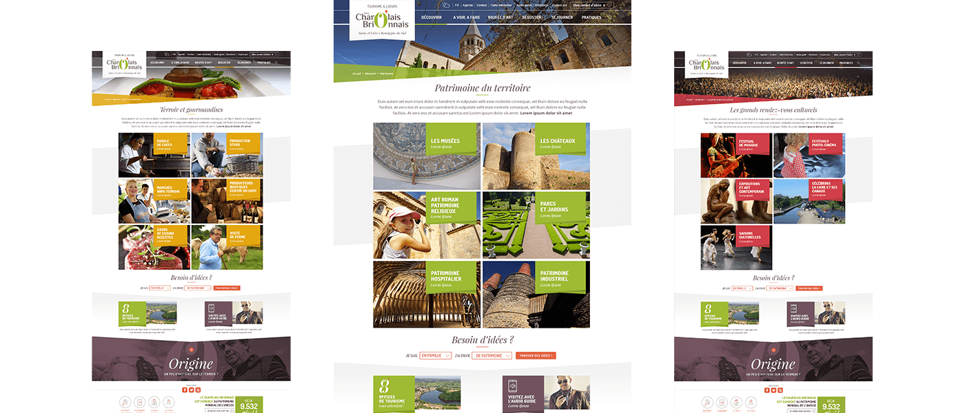 Création de la charte graphique - Charolais Brionnais Tourisme