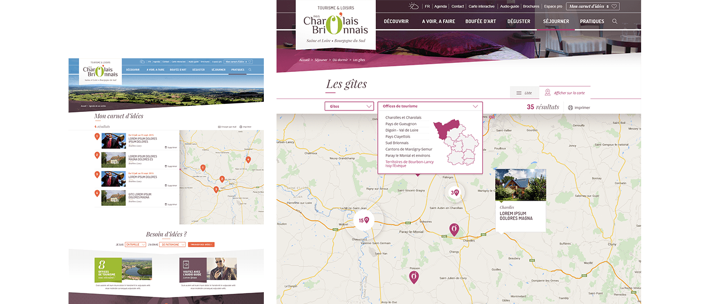 Données synchronisées via Tourinsoft