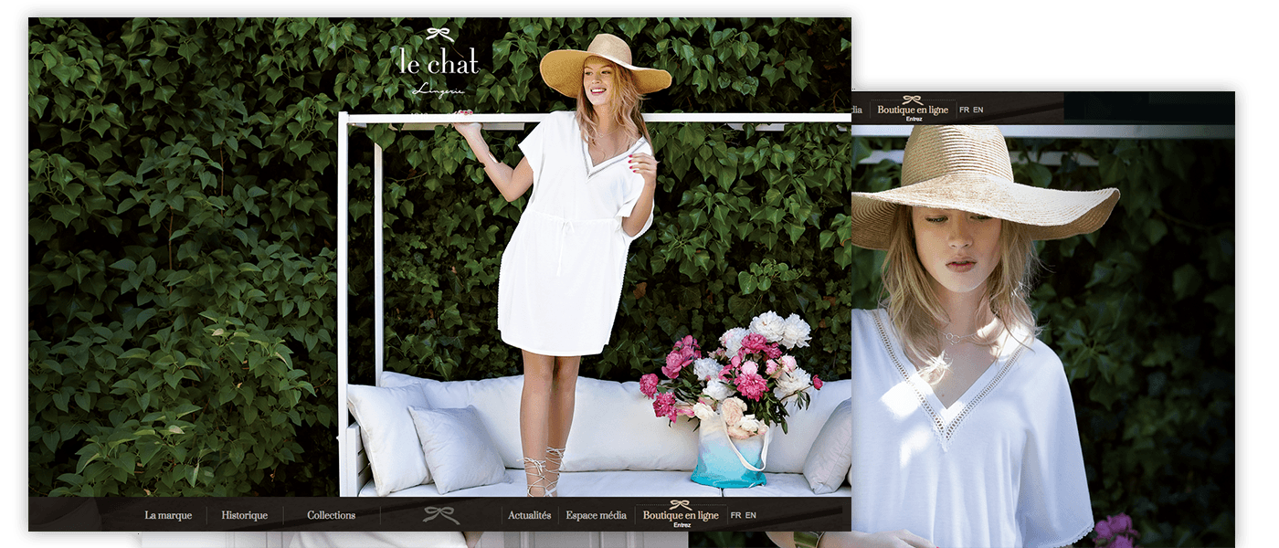 Site marque Le Chat Lingerie