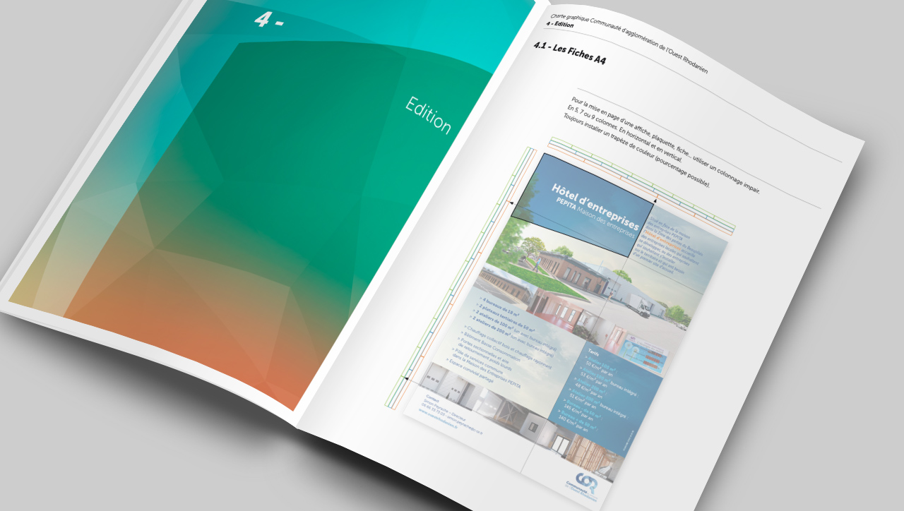 Travail sur la charte graphique de la COR