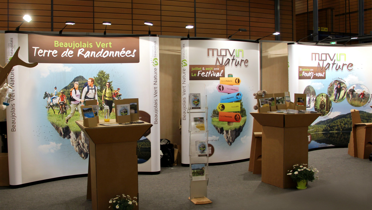 Fond de stand Movin Nature