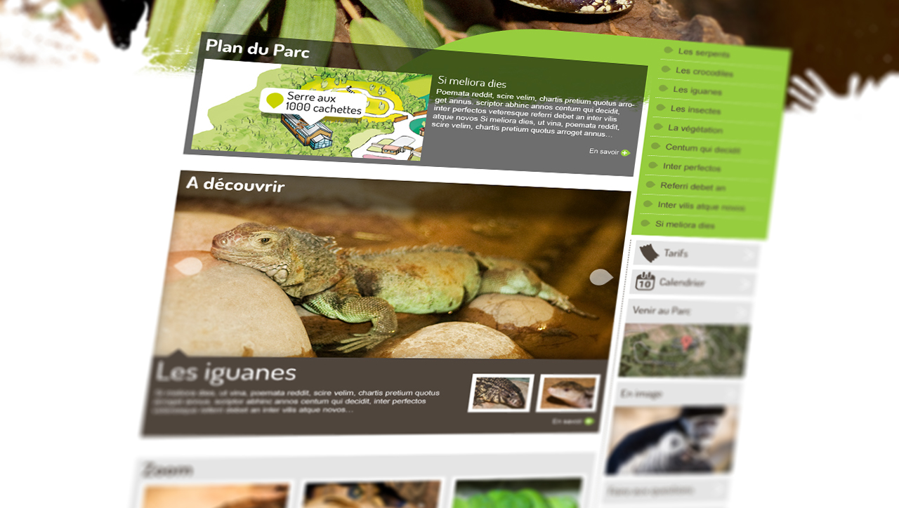 Site internet Safari de Peaugres